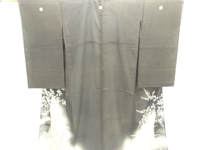 Japanese Kimono / Chirimen Kinsha Silk